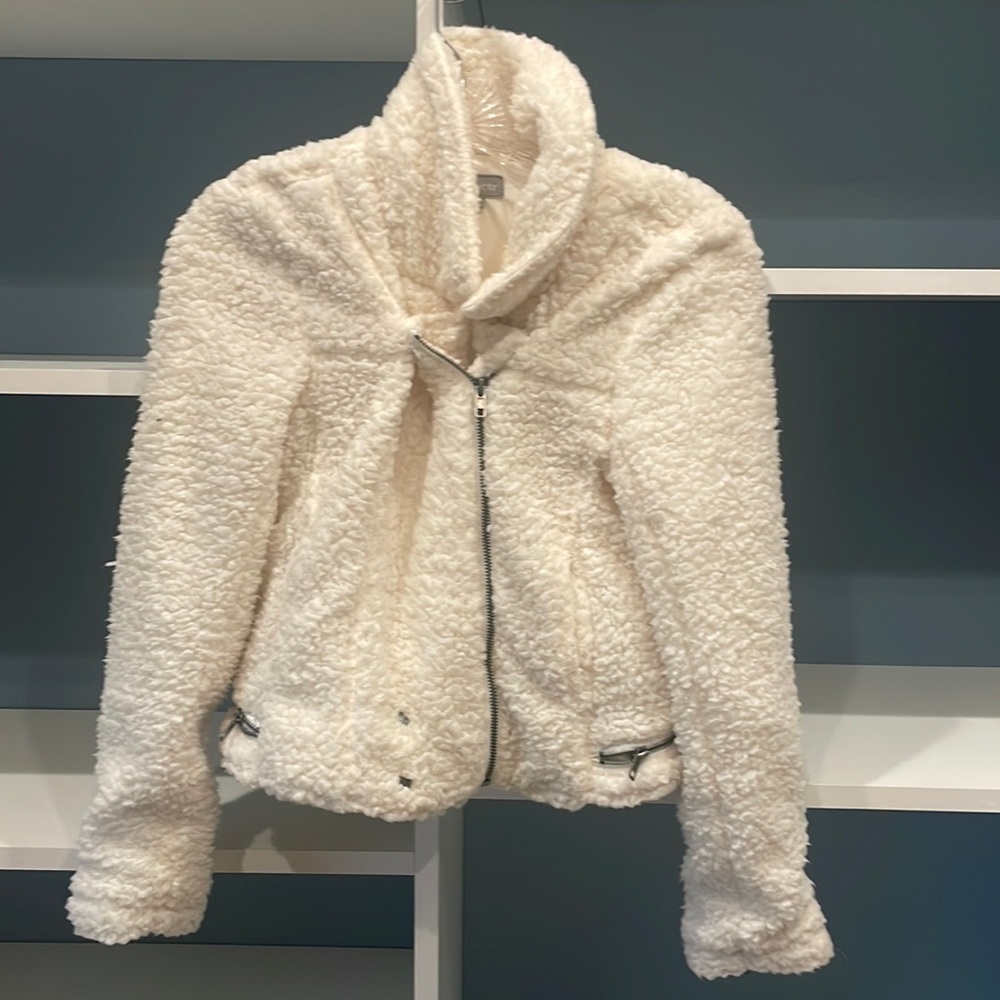 Cream Tractr moto jacket size XL